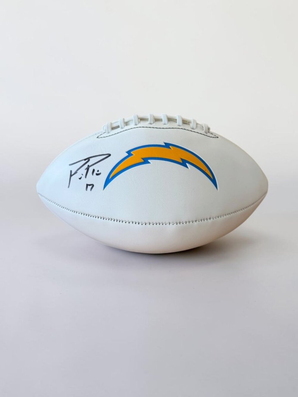 Philip Rivers Los Angeles Chargers Autographed Fanatics Authentic Franklin White